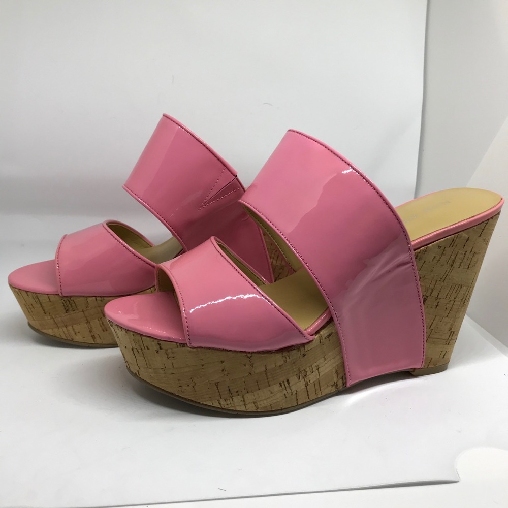Nine West Larysa Wedge Sandal -New in box